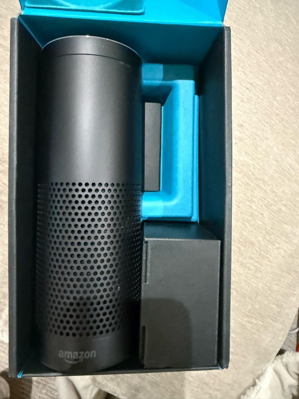 Amazon Echo (Black) Voice Smart Speaker NWT, has Insert Card